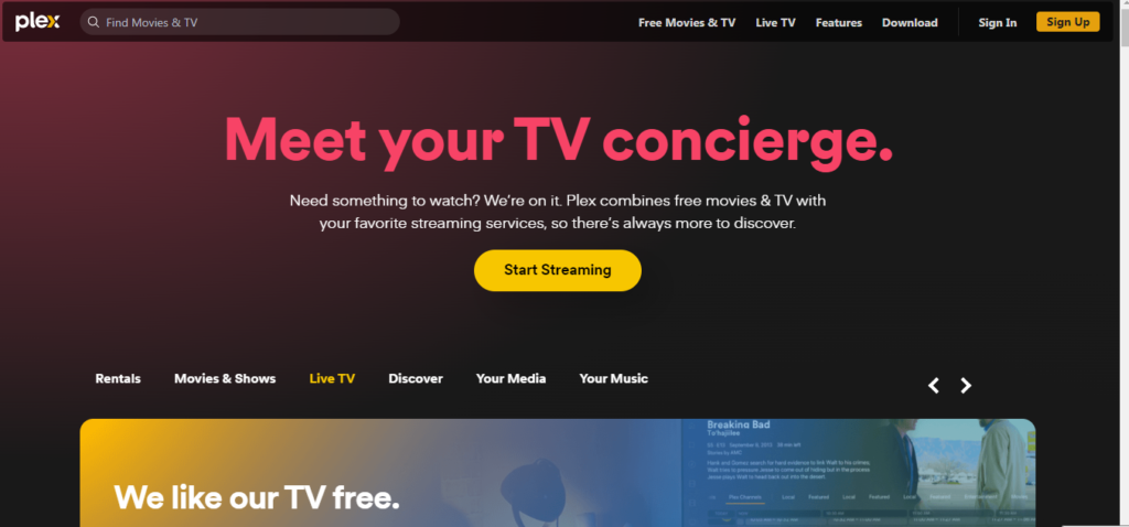 Plex tv